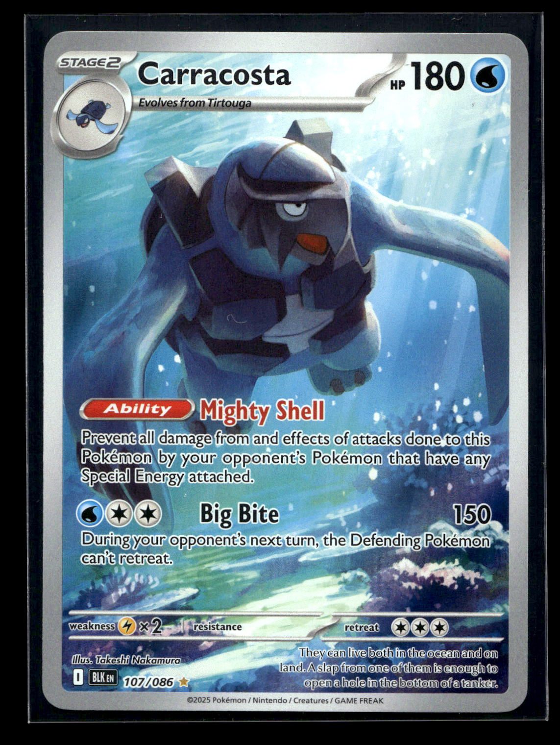 Carracosta 107/086 - Black Bolt - Illustration Rare