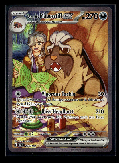 Arven's Mabosstiff ex 235/182 - Destined Rivals - Special Illustration Rare
