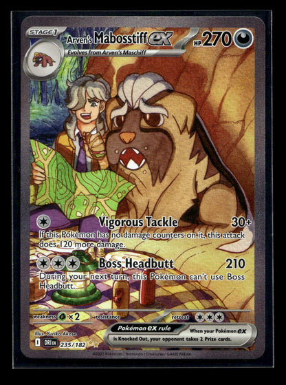 Arven's Mabosstiff ex 235/182 - Destined Rivals - Special Illustration Rare