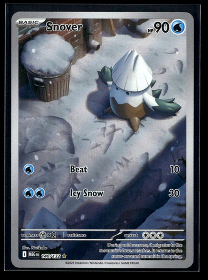 Snover 140/132 - Mega Evolution - Illustration Rare