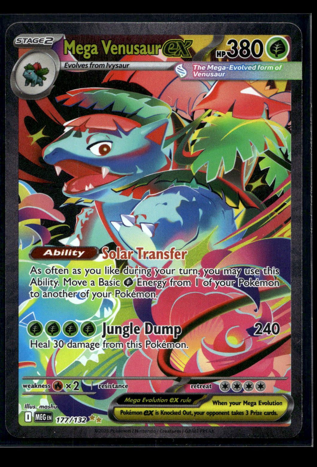 Mega Venusaur ex 177/132 - Mega Evolution - Special Illustration Rare