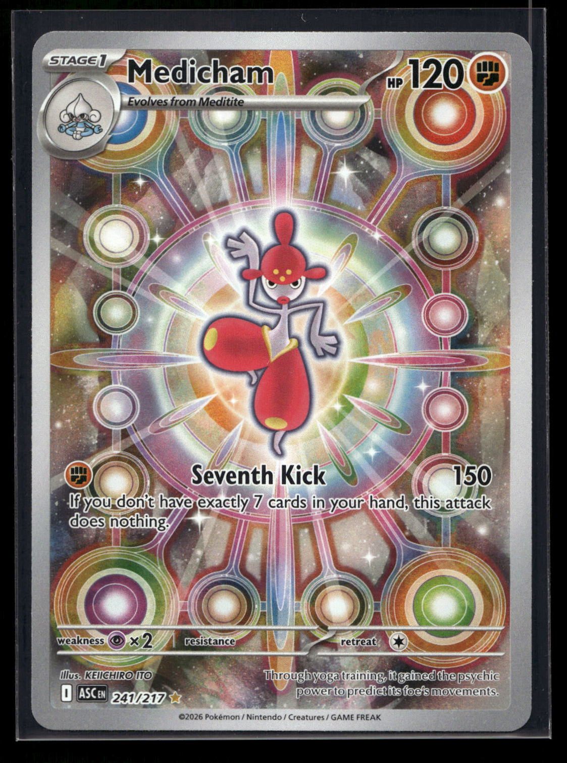 Medicham 241/217 - Ascended Heroes - Illustration Rare