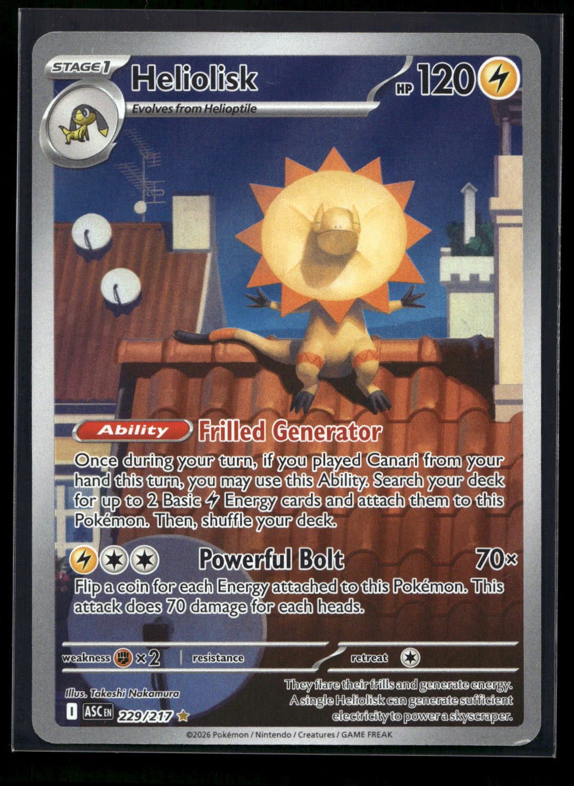 Heliolisk 229/217 - Ascended Heroes - Illustration Rare
