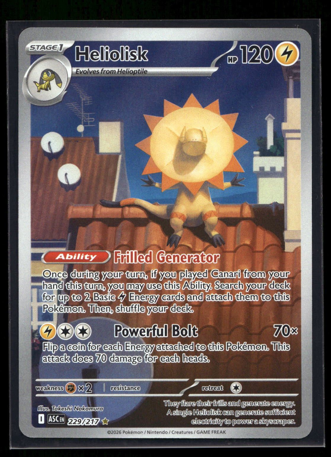 Heliolisk 229/217 - Ascended Heroes - Illustration Rare