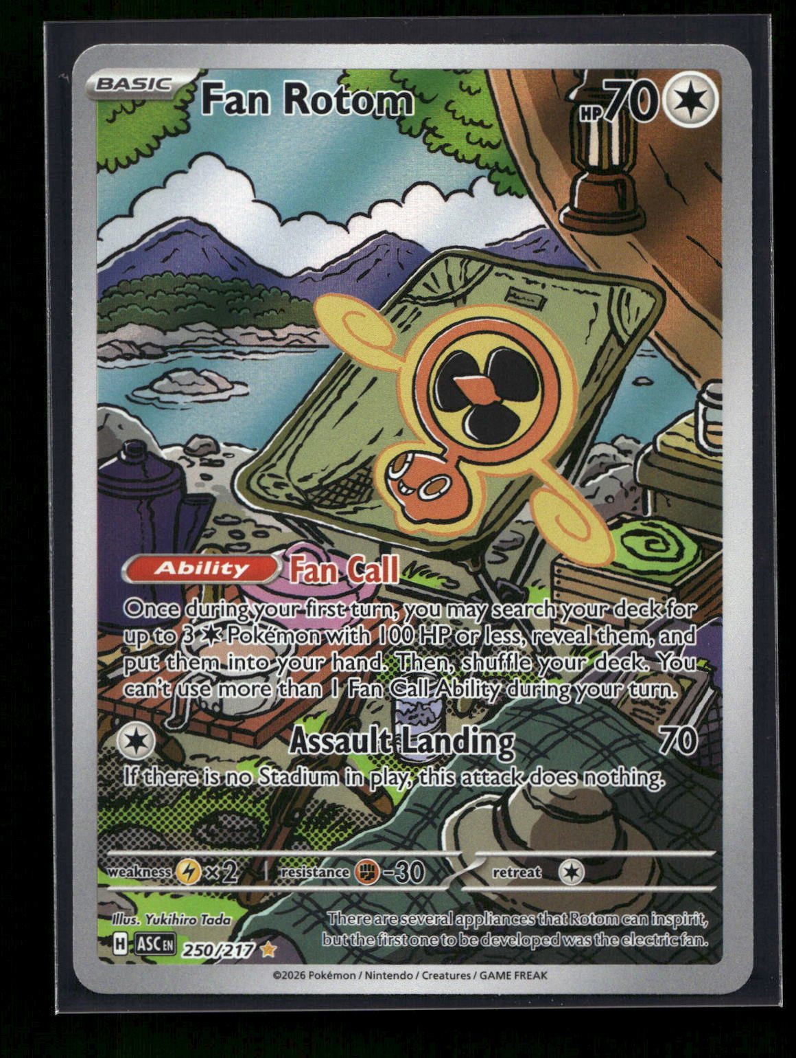 Fan Rotom 250/217 - Ascended Heroes - Illustration Rare