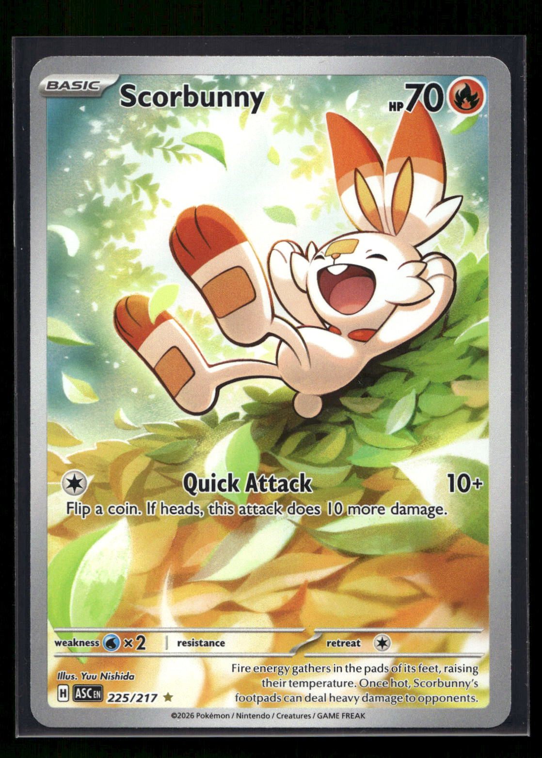 Scorbunny 225/217 - Ascended Heroes - Illustration Rare