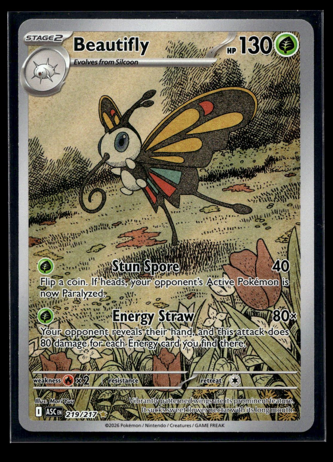 Beautifly 219/217 - Ascended Heroes - Illustration Rare