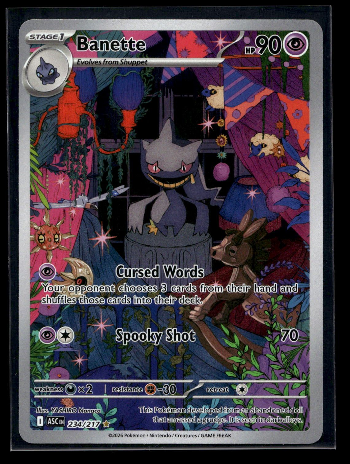 Banette 234/217 - Ascended Heroes - Illustration Rare