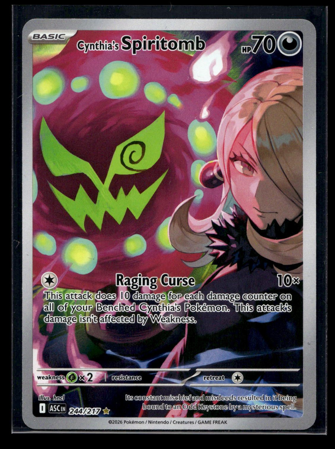 Cynthia's Spiritomb 244/217 - Ascended Heroes - Illustration Rare