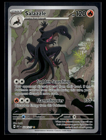 Salazzle 224/217 - Ascended Heroes - Illustration Rare