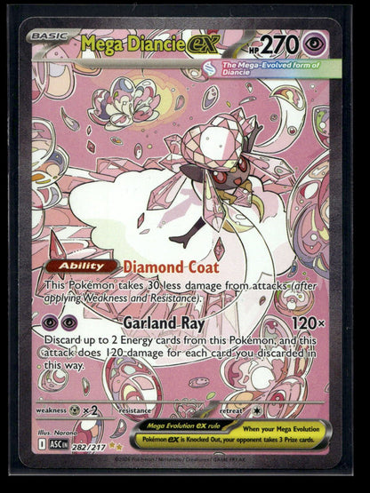 Mega Diancie ex 282/217 - Ascended Heroes - Special Illustration Rare
