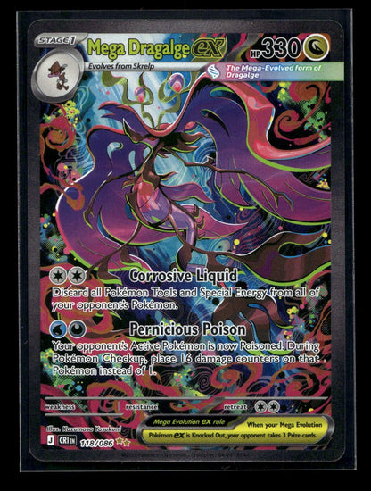Mega Dragalge ex 118/086 - Chaos Rising - Special Illustration Rare