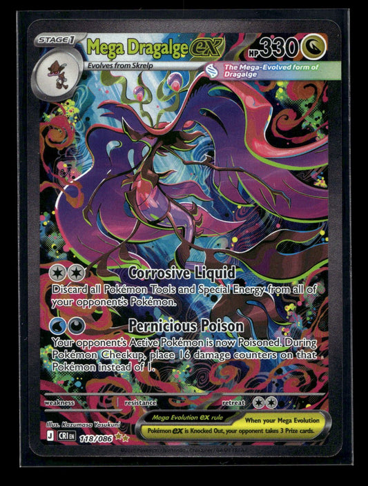 Mega Dragalge ex 118/086 - Chaos Rising - Special Illustration Rare