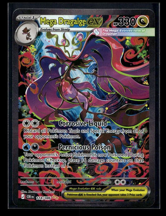 Mega Dragalge ex 118/086 - Chaos Rising - Special Illustration Rare