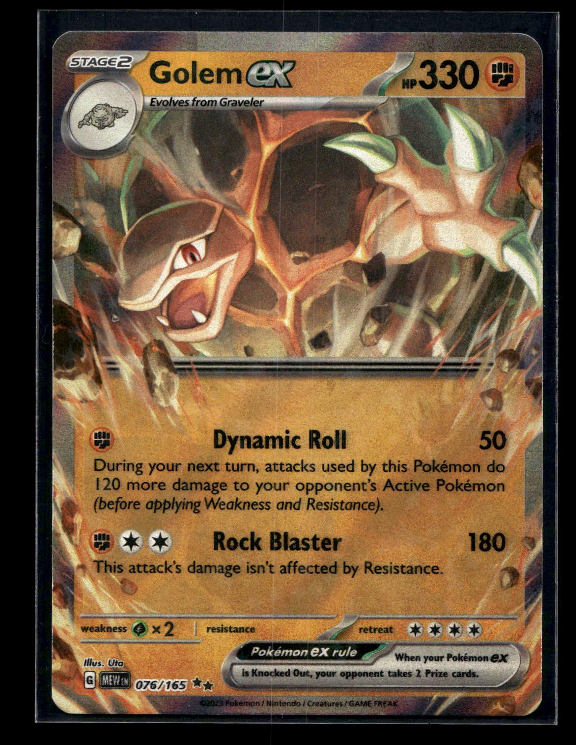 Golem ex 076/165 - 151 - Double Rare