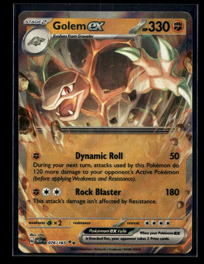 Golem ex 076/165 - 151 - Double Rare