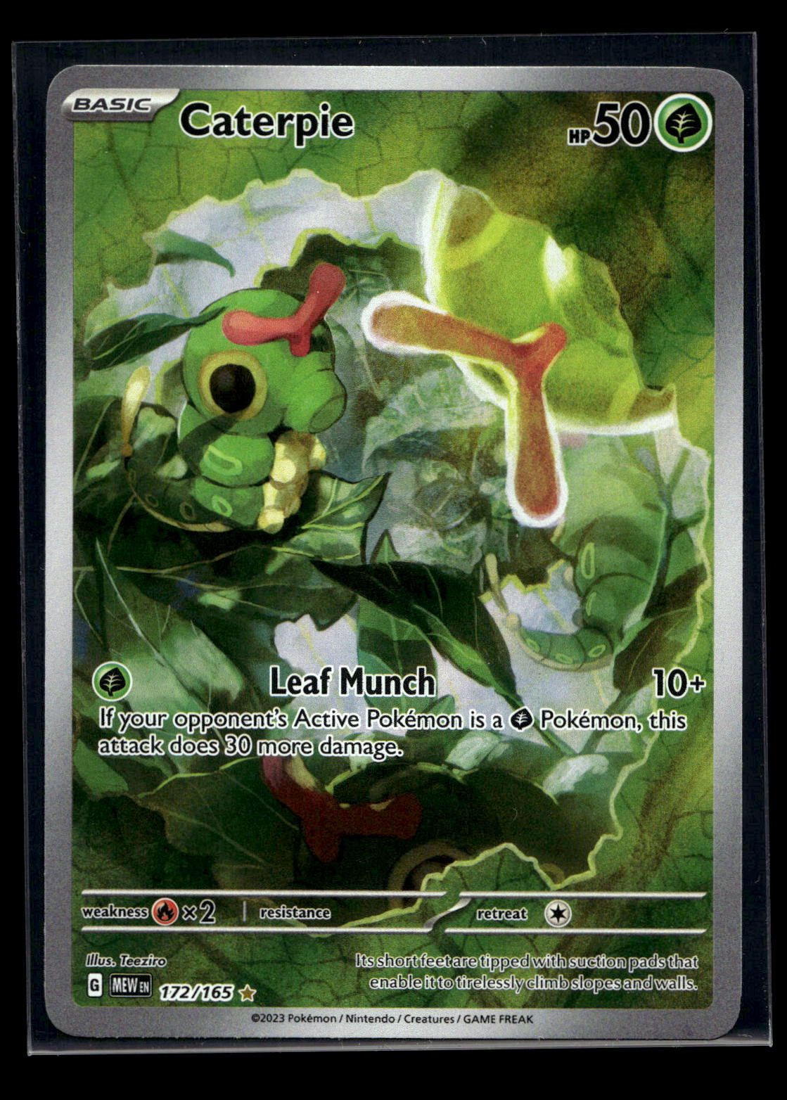 Caterpie 172/165 - 151 - Illustration Rare