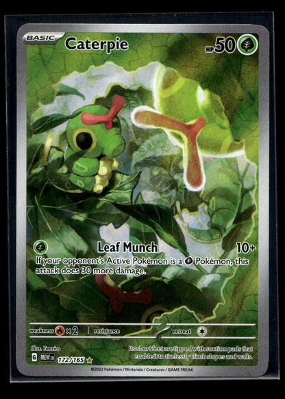 Caterpie 172/165 - 151 - Illustration Rare