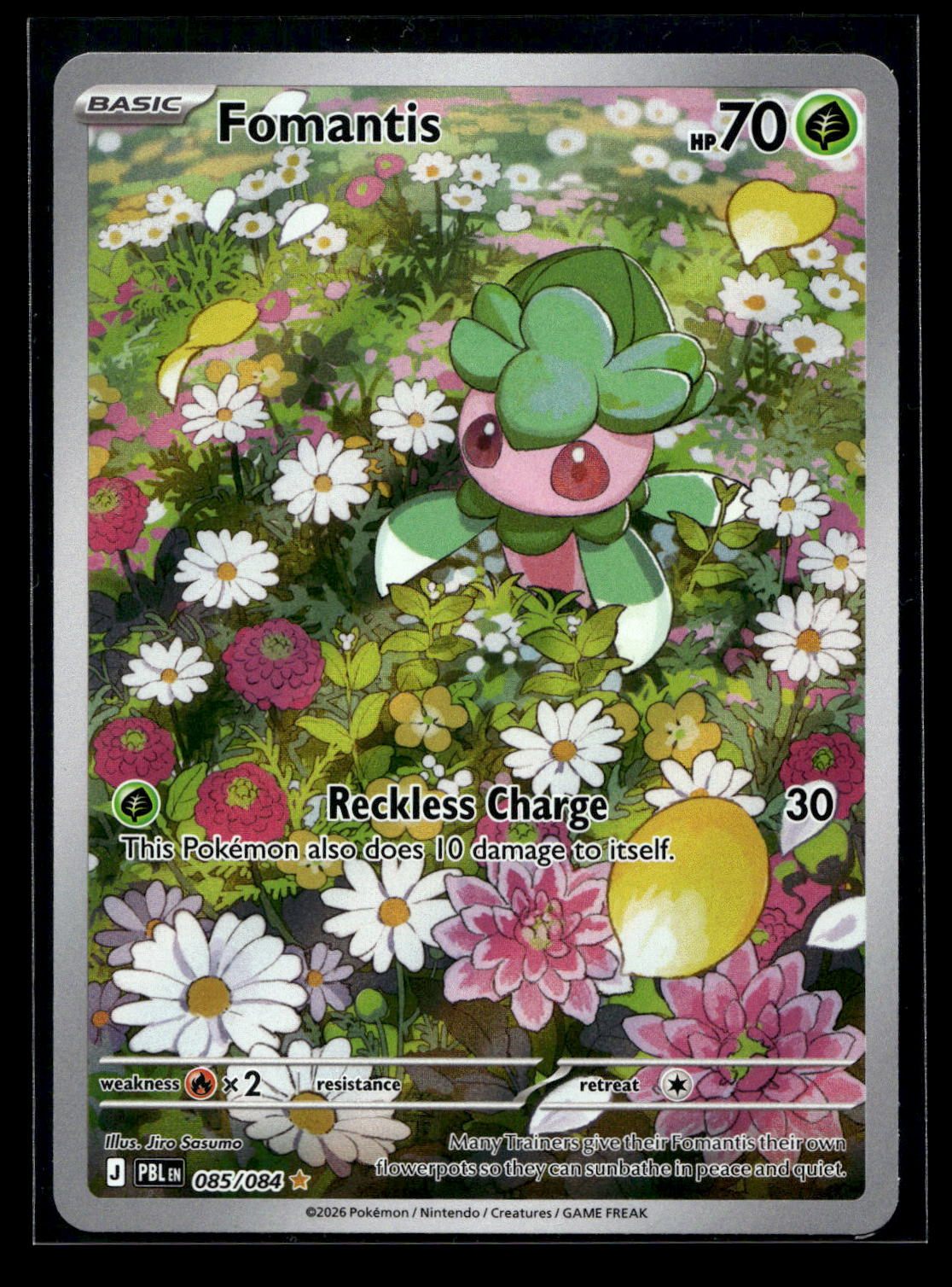 Fomantis 085/084 - Pitch Black - Illustration Rare