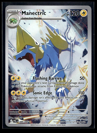 Manectric 089/084 - Pitch Black - Illustration Rare