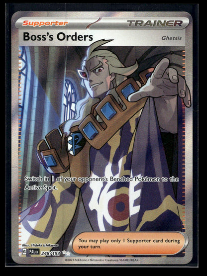 Boss's Orders (Ghetsis) 248/193 - Paldea Evolved - Ultra Rare