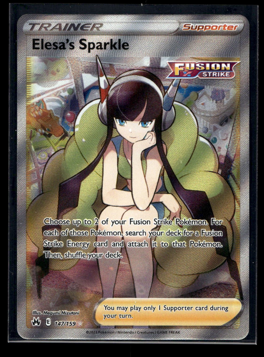 Elesa's Sparkle 147/159 - Crown Zenith - Rare Ultra