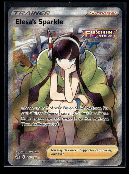 Elesa's Sparkle 147/159 - Crown Zenith - Rare Ultra