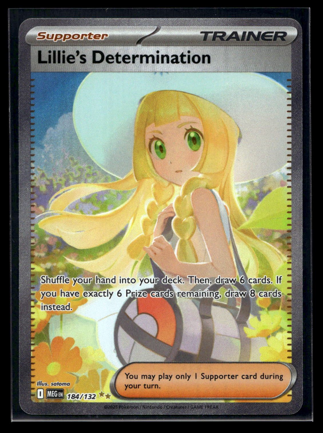 Lillie's Determination 184/132 - Mega Evolution - Special Illustration Rare