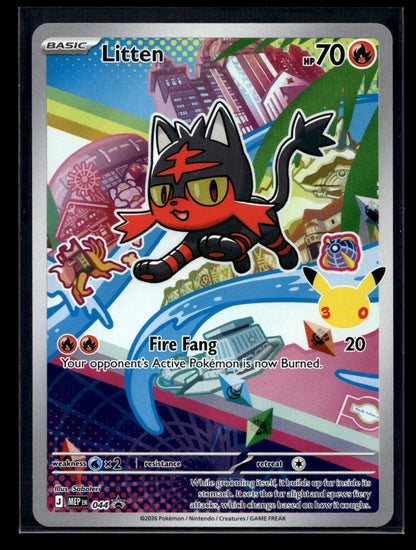 Litten 044 - Mega Evolution Black Star Promos - Promo