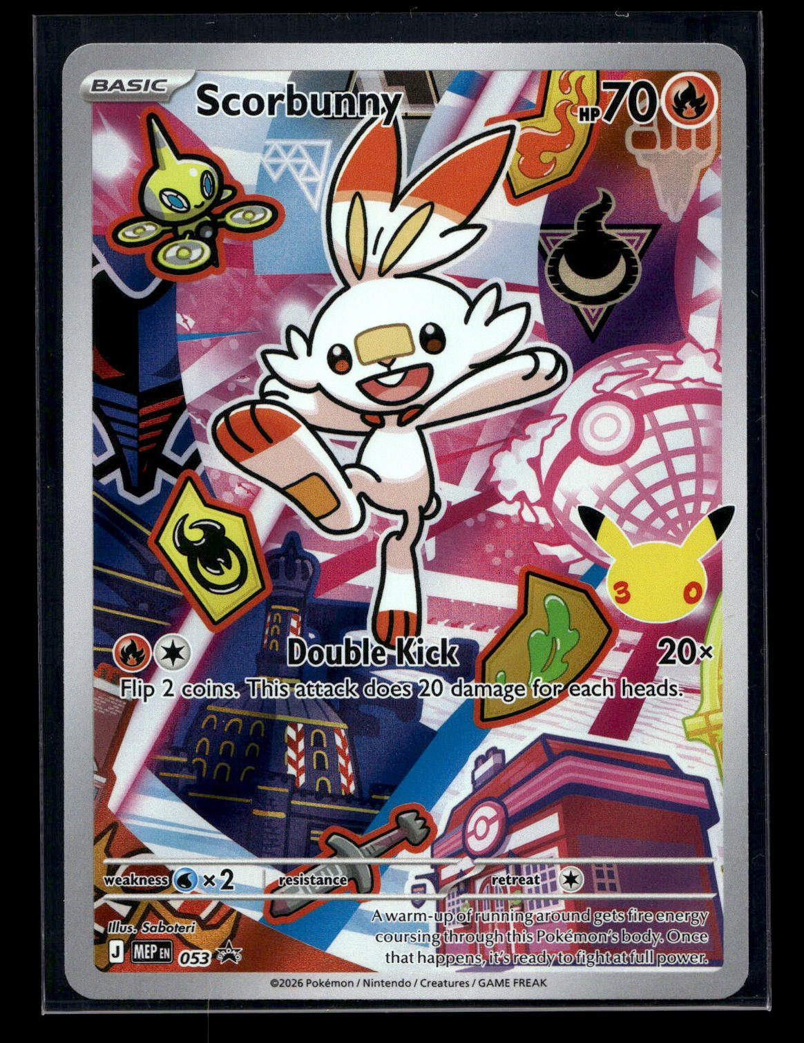 Scorbunny 053 - Mega Evolution Black Star Promos - Promo