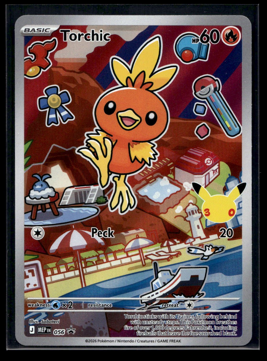 Torchic 056 - Mega Evolution Black Star Promos - Promo