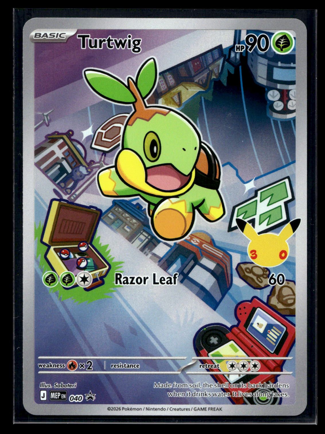 Turtwig 040 - Mega Evolution Black Star Promos - Promo
