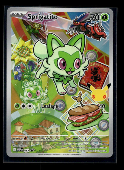 Sprigatito 061 - Mega Evolution Black Star Promos - Promo