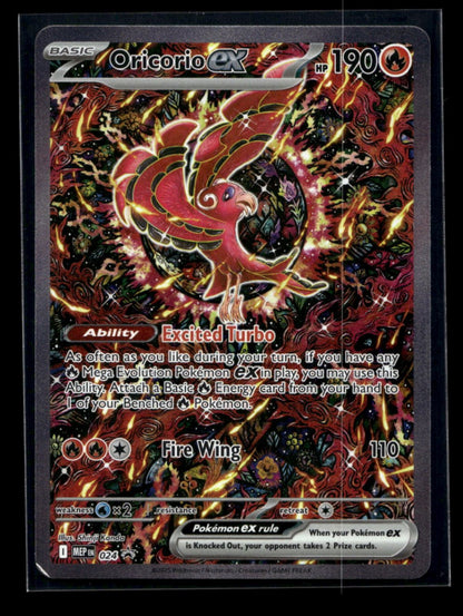 Oricorio ex 024 - Mega Evolution Black Star Promos - Promo