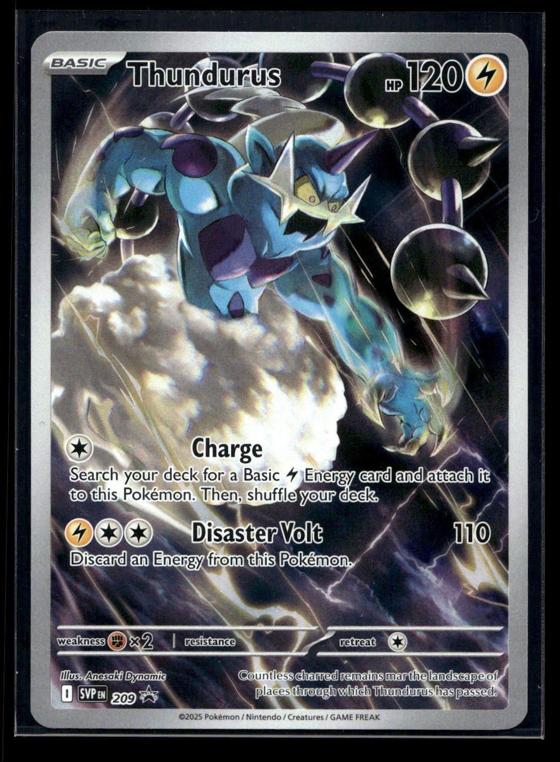 Thundurus 209 - Scarlet & Violet Black Star Promos - Promo