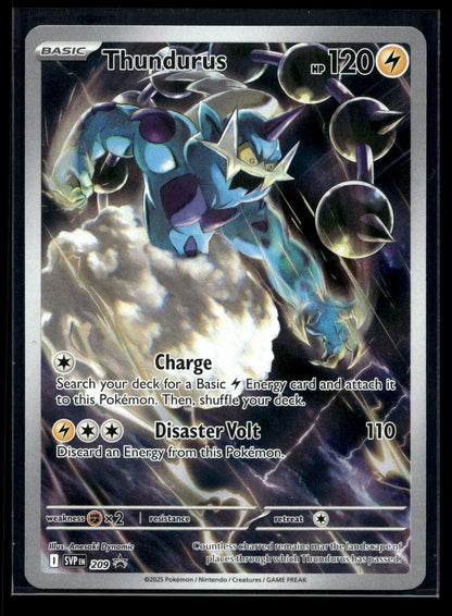 Thundurus 209 - Scarlet & Violet Black Star Promos - Promo