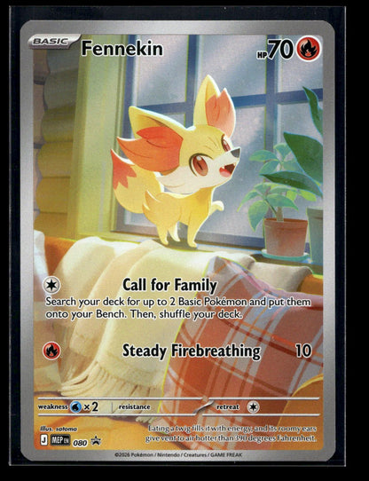 Fennekin 080 - Mega Evolution Black Star Promos - Promo