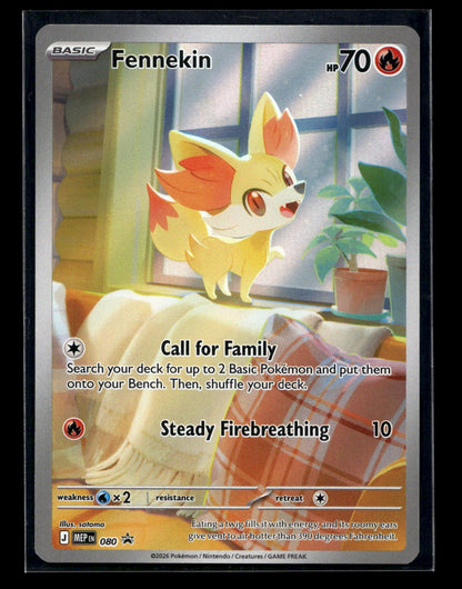 Fennekin 080 - Mega Evolution Black Star Promos - Promo
