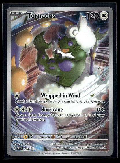 Tornadus 210 - Scarlet & Violet Black Star Promos - Promo