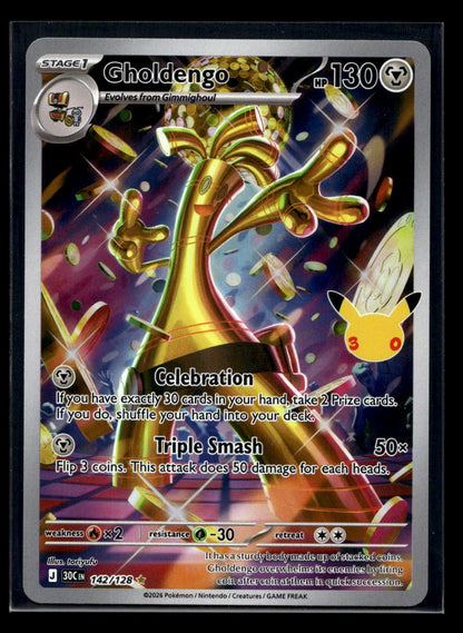 Gholdengo 142/128 - 30th Celebration - Illustration Rare