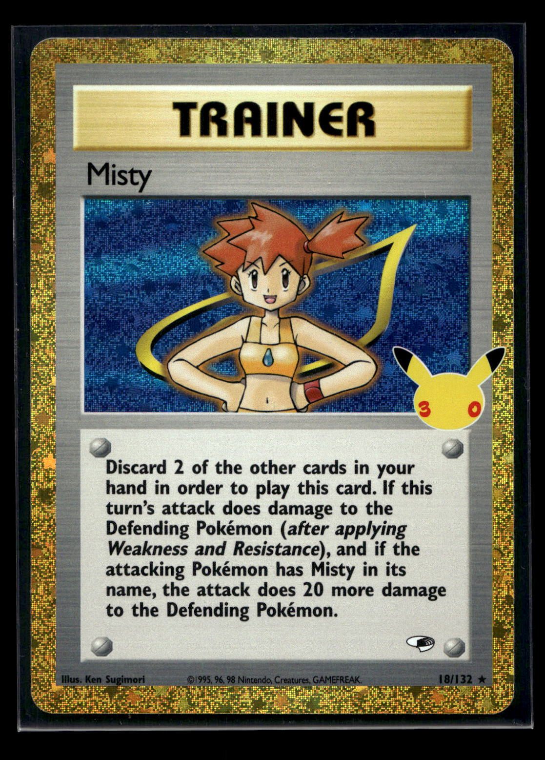 Misty 18/132 - 30th Celebration: Classic Collection - Rare Holo