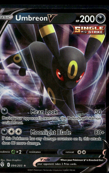 Umbreon V 094/203 - Evolving Skies - Rare Holo V
