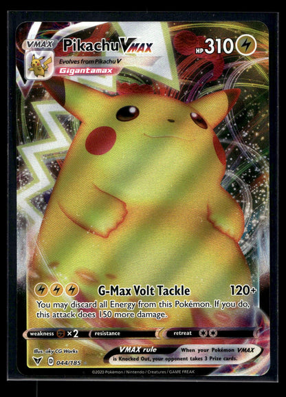 Pikachu VMAX 044/185 - Vivid Voltage - Rare Holo VMAX
