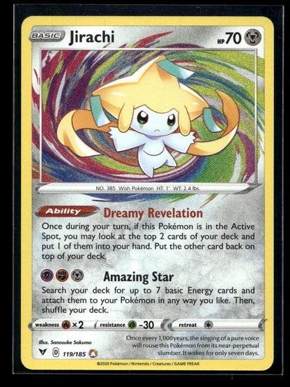 Jirachi 119/185 - Vivid Voltage - Amazing Rare
