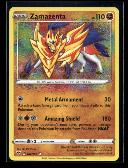 Zamazenta 102/185 - Vivid Voltage - Amazing Rare