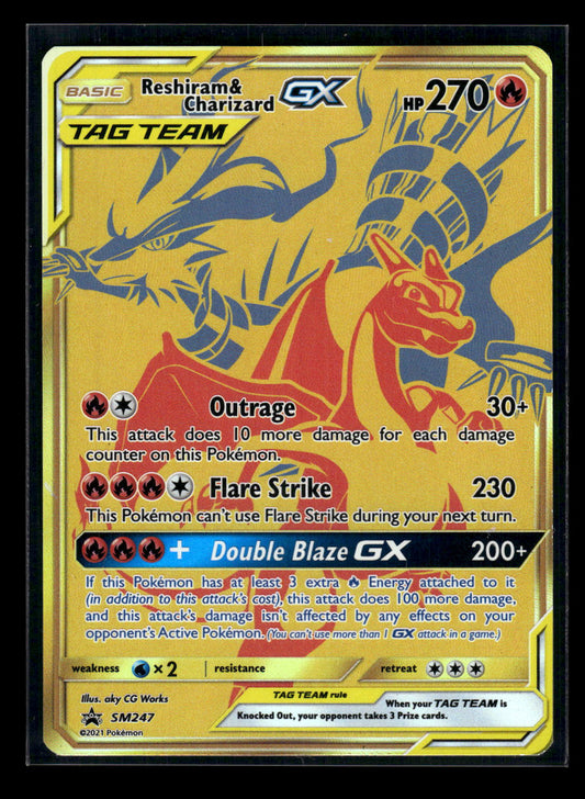 Reshiram & Charizard GX - SM247 SM Promos