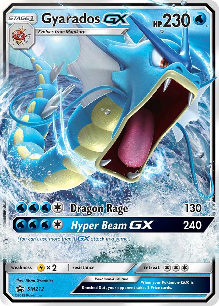 Gyarados GX SM212 SM Promos