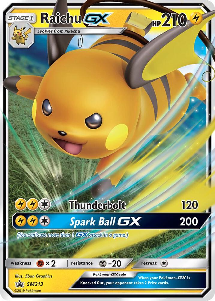 Raichu GX SM213 SM Promos