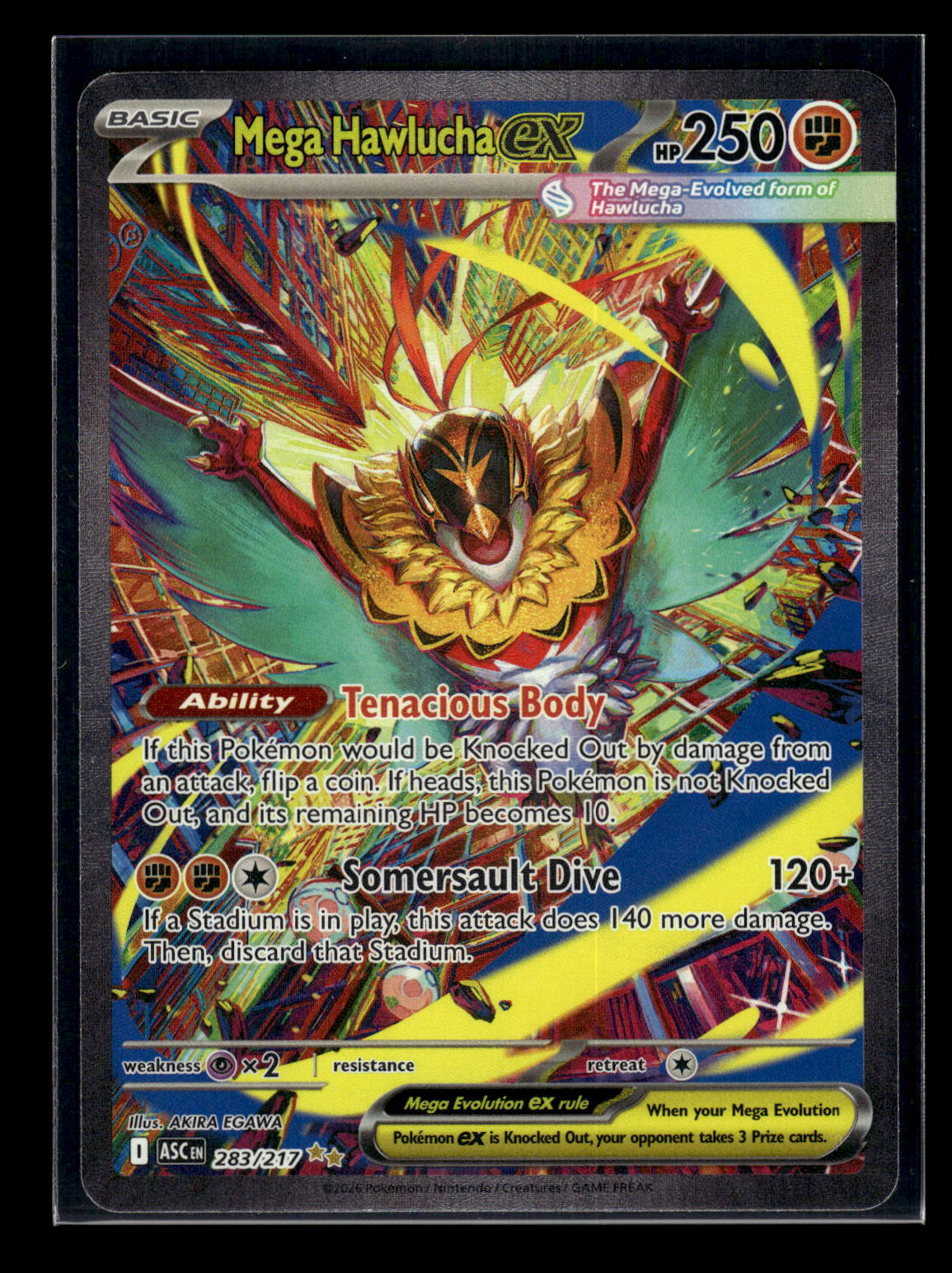 Mega Hawlucha ex 283/217 ME: Ascended Heroes