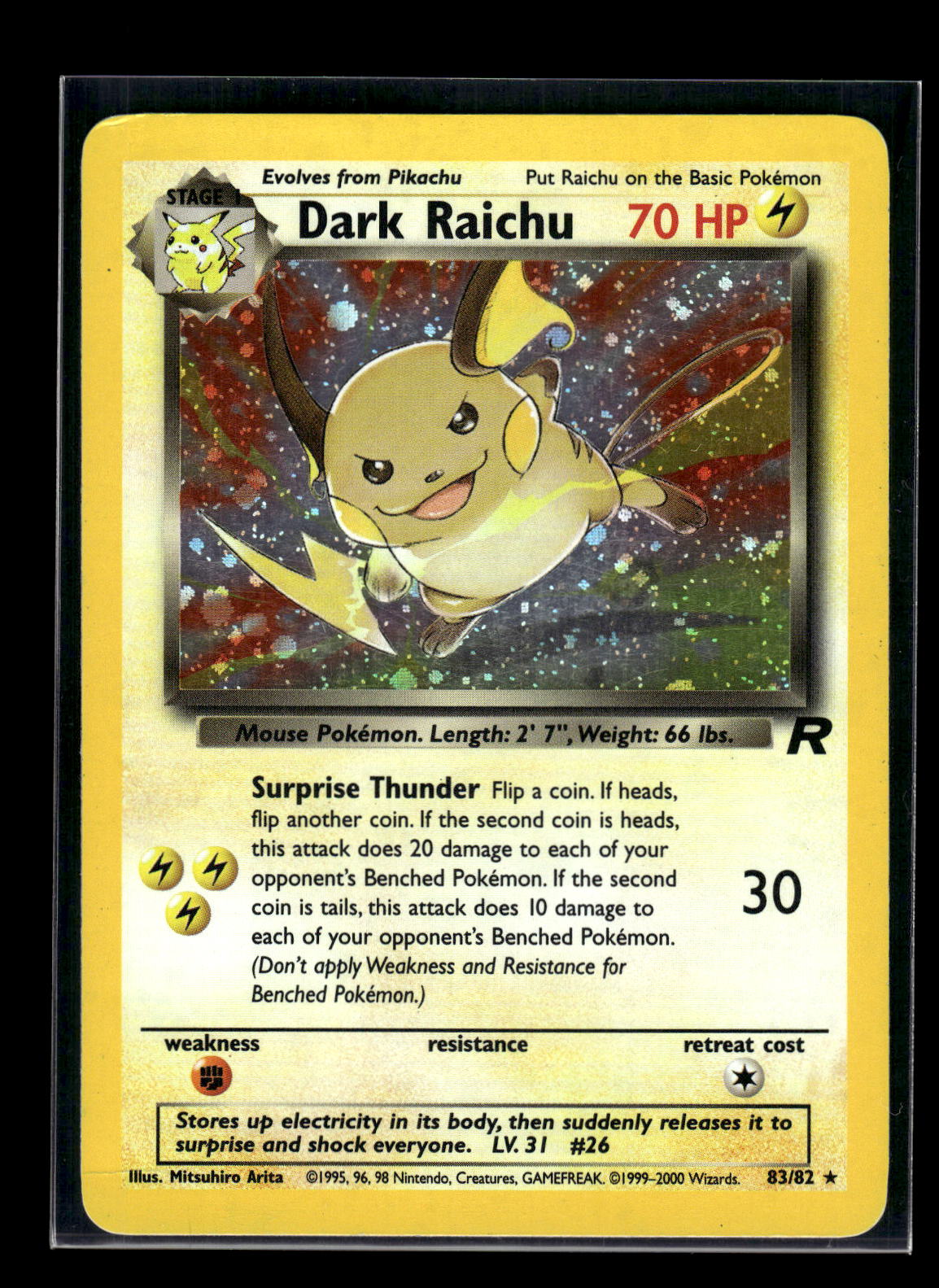 Dark Raichu 007/110 Legendary Collection